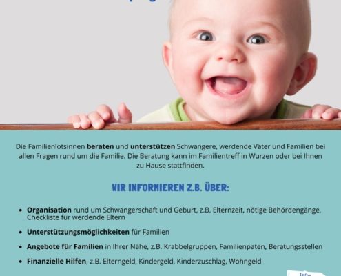 Plakat der Familienlotsinnen