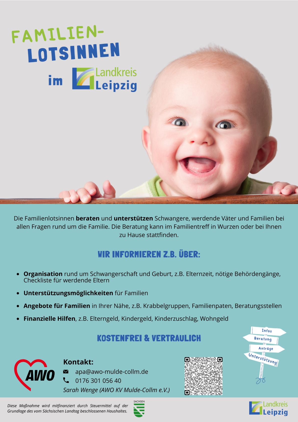 Plakat der Familienlotsinnen