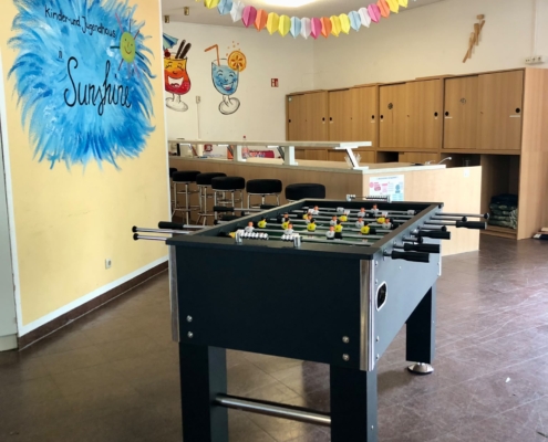 Tischkicker im Kinder- und Jugendhaus "Sunshine"