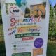Plakat mit der Werbung für das Sommerfest und dem Tag der offenen Tür